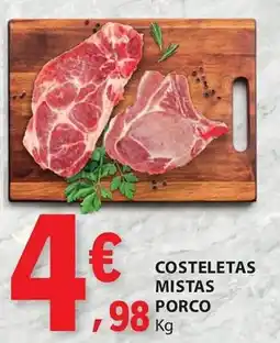 E.Leclerc Costeletas mistas porco promoção