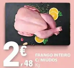 E.Leclerc Frango inteiro c/ miúdos promoção