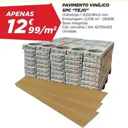 Bricomarché Pavimento vinílico spc "tejo" promoção