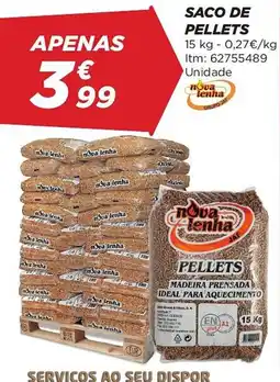 Bricomarché Saco de pellets promoção
