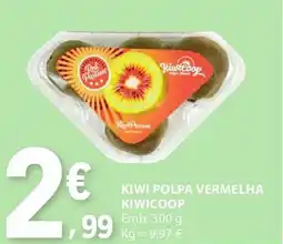 E.Leclerc Kiwi polpa vermelha kiwicoop promoção
