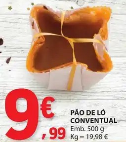 E.Leclerc Pão de ló conventual promoção