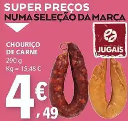 E.Leclerc Chouriço de carne promoção