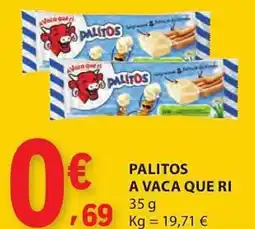 E.Leclerc Palitos a vaca que ri promoção
