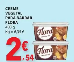 E.Leclerc Creme vegetal para barrar flora promoção