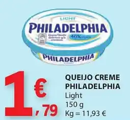 E.Leclerc Queijo creme philadelphia promoção