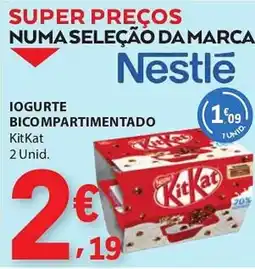 E.Leclerc Iogurte bicompartimentado nestle kitkat promoção