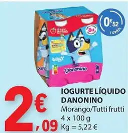 E.Leclerc Iogurte líquido danonino promoção
