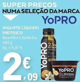 E.Leclerc Iogurte líquido proteico yopro promoção