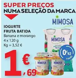E.Leclerc Iogurte fruta batida promoção