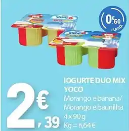 E.Leclerc Iogurte duo mix yoco promoção