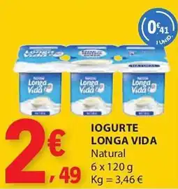 E.Leclerc Iogurte longa vida promoção