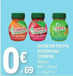 E.Leclerc Dose de fruta essencial compal vários pet promoção