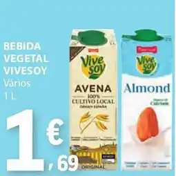 E.Leclerc Bebida vegetal vivesoy vários promoção