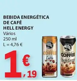 E.Leclerc Bebida energética de café hell energy promoção