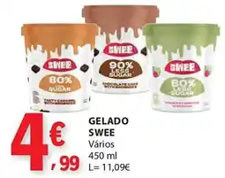 E.Leclerc Gelado swee vários promoção