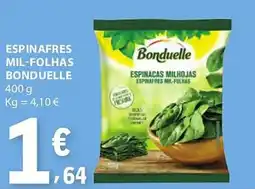 E.Leclerc Espinafres mil-folhas bonduelle promoção