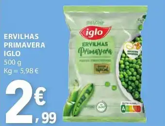 E.Leclerc Ervilhas primavera iglo promoção