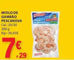 E.Leclerc Miolo de gambão pescanova promoção