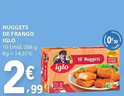 E.Leclerc Nuggets de frango iglo promoção