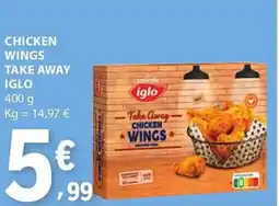 E.Leclerc Chicken wings take away iglo promoção