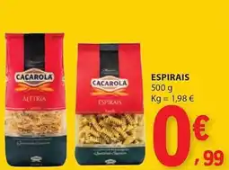 E.Leclerc Espirais cacarola promoção