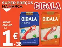 E.Leclerc Arroz agulha cigala promoção
