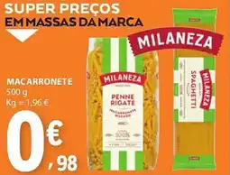 E.Leclerc Macarronete milaneza promoção