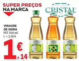 E.Leclerc Cristal vinagre de sidra pet promoção
