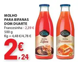 E.Leclerc Molho para bifanas dom duarte promoção