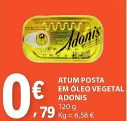 E.Leclerc Atum posta em óleo vegetal adonis promoção