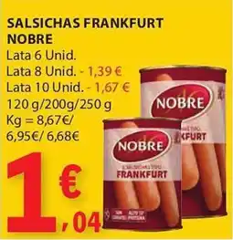 E.Leclerc Salsichas frankfurt nobre promoção