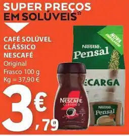 E.Leclerc Café solúvel clássico nescafé promoção