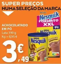 E.Leclerc Achocolatado em pó promoção
