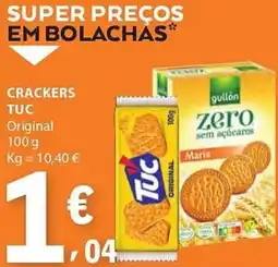 E.Leclerc Crackers tuc promoção