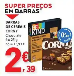E.Leclerc Barras de cereais corny promoção