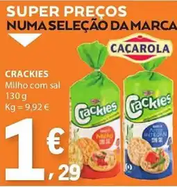 E.Leclerc Caçarola crackies milho com sal promoção