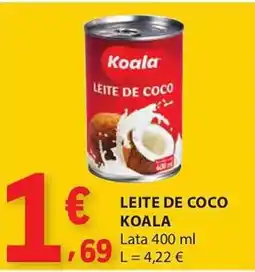 E.Leclerc Leite de coco koala promoção