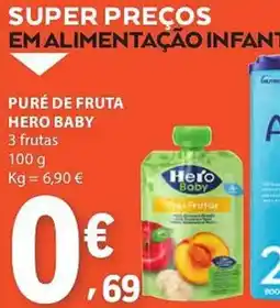 E.Leclerc Puré de fruta hero baby promoção