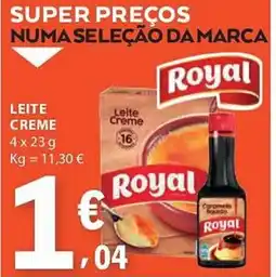 E.Leclerc Leite creme royal promoção