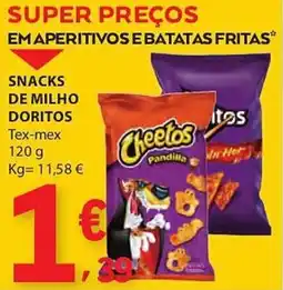 E.Leclerc Snacks de milho doritos tex-mex promoção