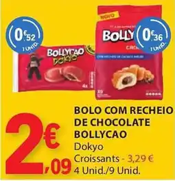 E.Leclerc Bolo com recheio de chocolate bollycao dokyo promoção