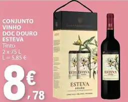 E.Leclerc Conjunto vinho doc douro esteva promoção