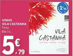 E.Leclerc Vinho vila castanha tinto bib promoção