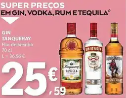 E.Leclerc Gin tanqueray promoção