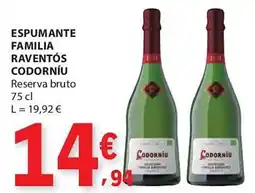E.Leclerc Espumante familia raventós codorníu promoção