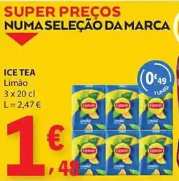E.Leclerc ICE TEA Limão Lipton promoção
