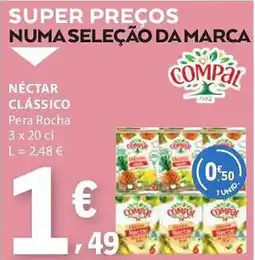 E.Leclerc Néctar clássico compal promoção