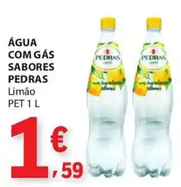 E.Leclerc Água com gás sabores pedras promoção