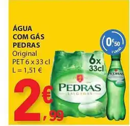 E.Leclerc Água com gás pedras original pet promoção
